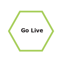 Go live logo